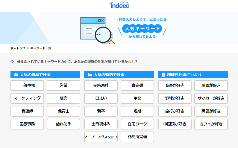 人気キーワード検索